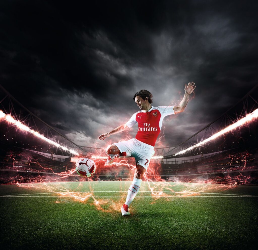 Tomáš Rosický v dresu Arsenalu