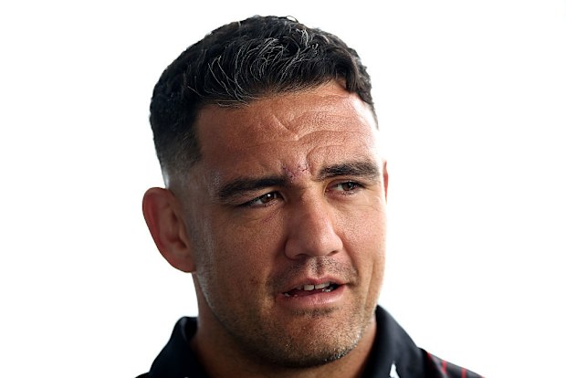 Codie Taylor of the Crusaders during the 2026 Super Rugby Pacific Launch at at the Akarana Marine Sports Centre.