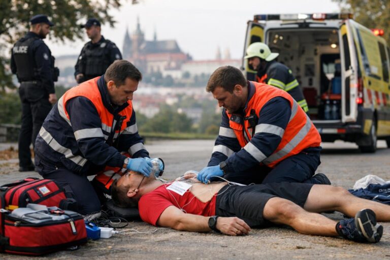 39letý běžec z Prahy zkolaboval během ranního tréninku v Letné: co užíval ráno odhalilo skrytou srdeční vadu
