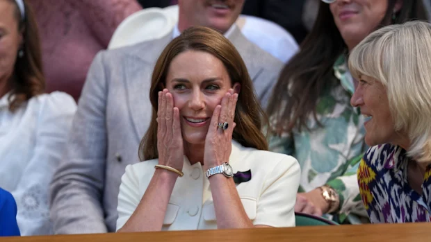 The Princess of Wales in the Royal box in 2025.