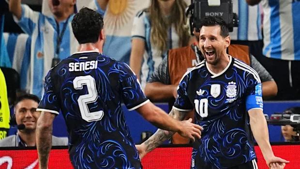 Argentina’s away kit for the 2026 tournament.