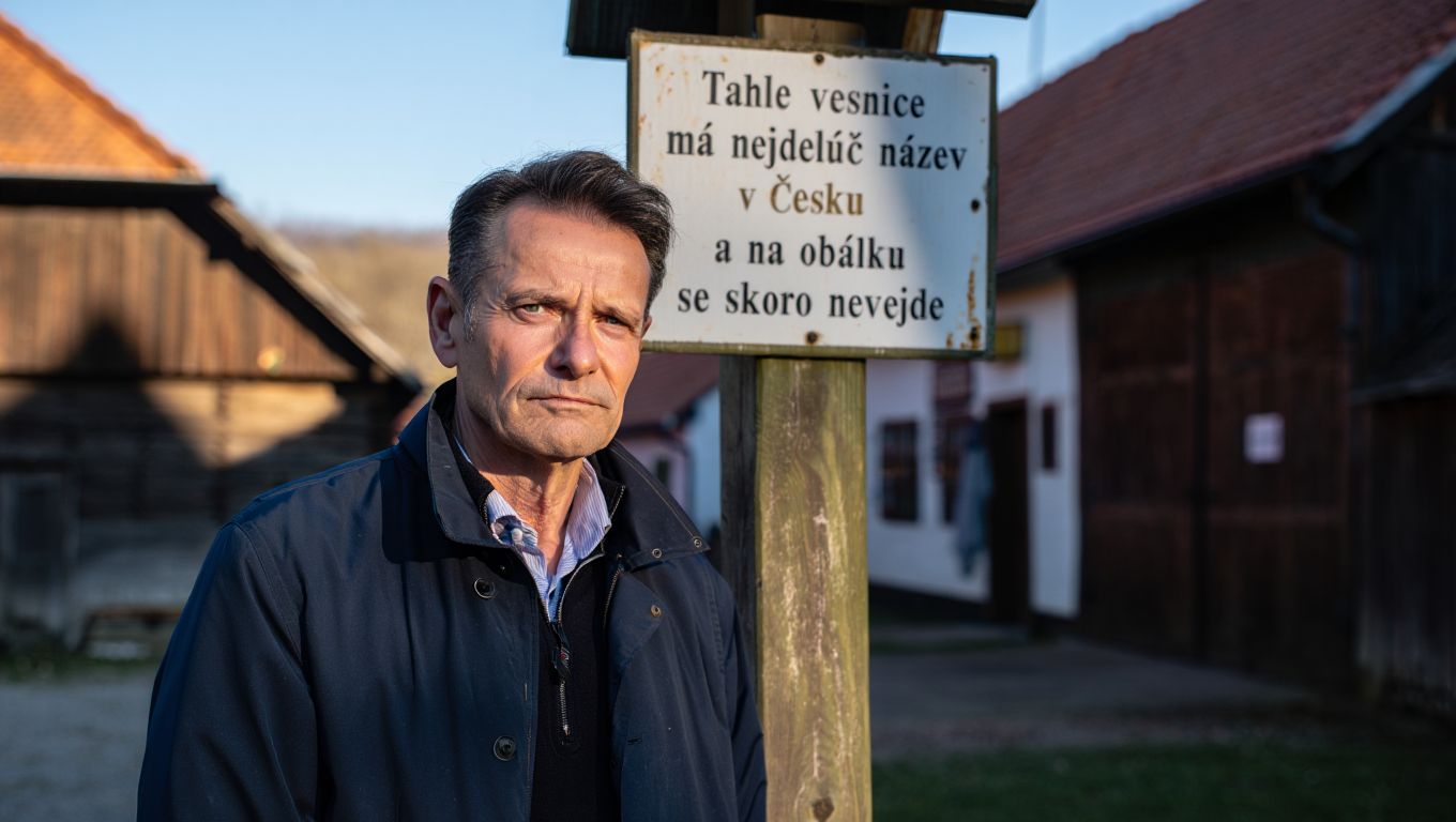 Tahle vesnice má nejdelší název v Česku a na obálku se skoro nevejde