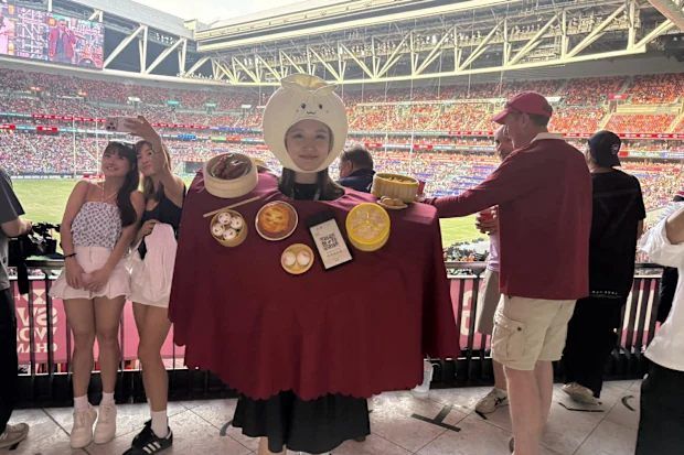 One of the best dressed at the 2026 Hong Kong Sevens.